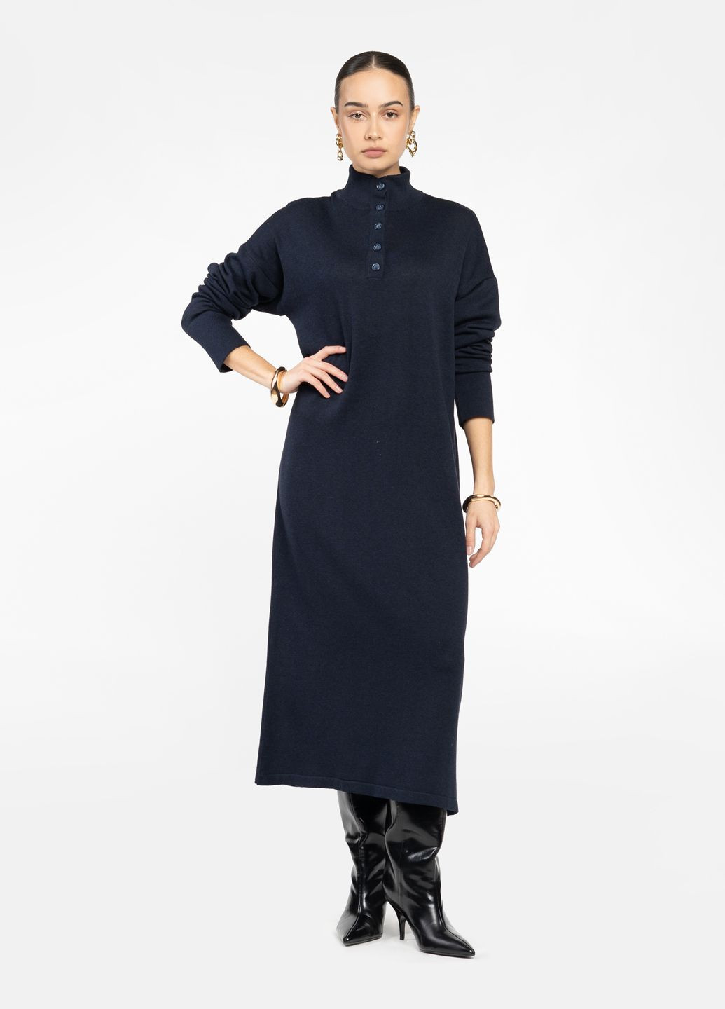 Синя кежуал сукня жіноча синя Arber