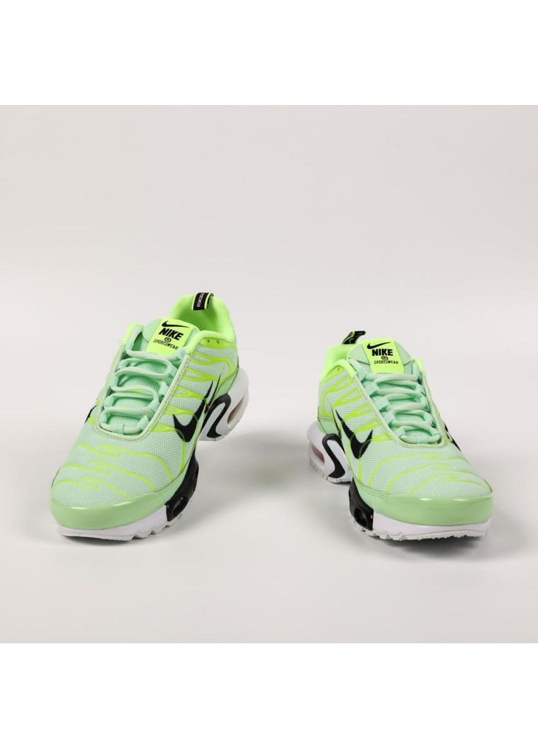 Серые демисезонные кроссовки мужские nike air max plus tn green найк аир макс тн плюс No Brand