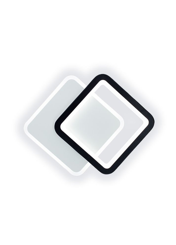 Настенно-потолочный светодиодный светильник бра VIVA 28Вт 2S 250×250×40мм Черно ESLLSE (354298557)