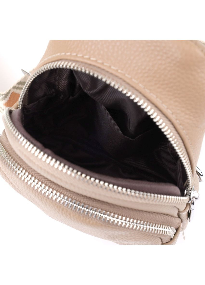 Слинг сумка из натуральной кожи для женщин 22939 Vintage (362418160)