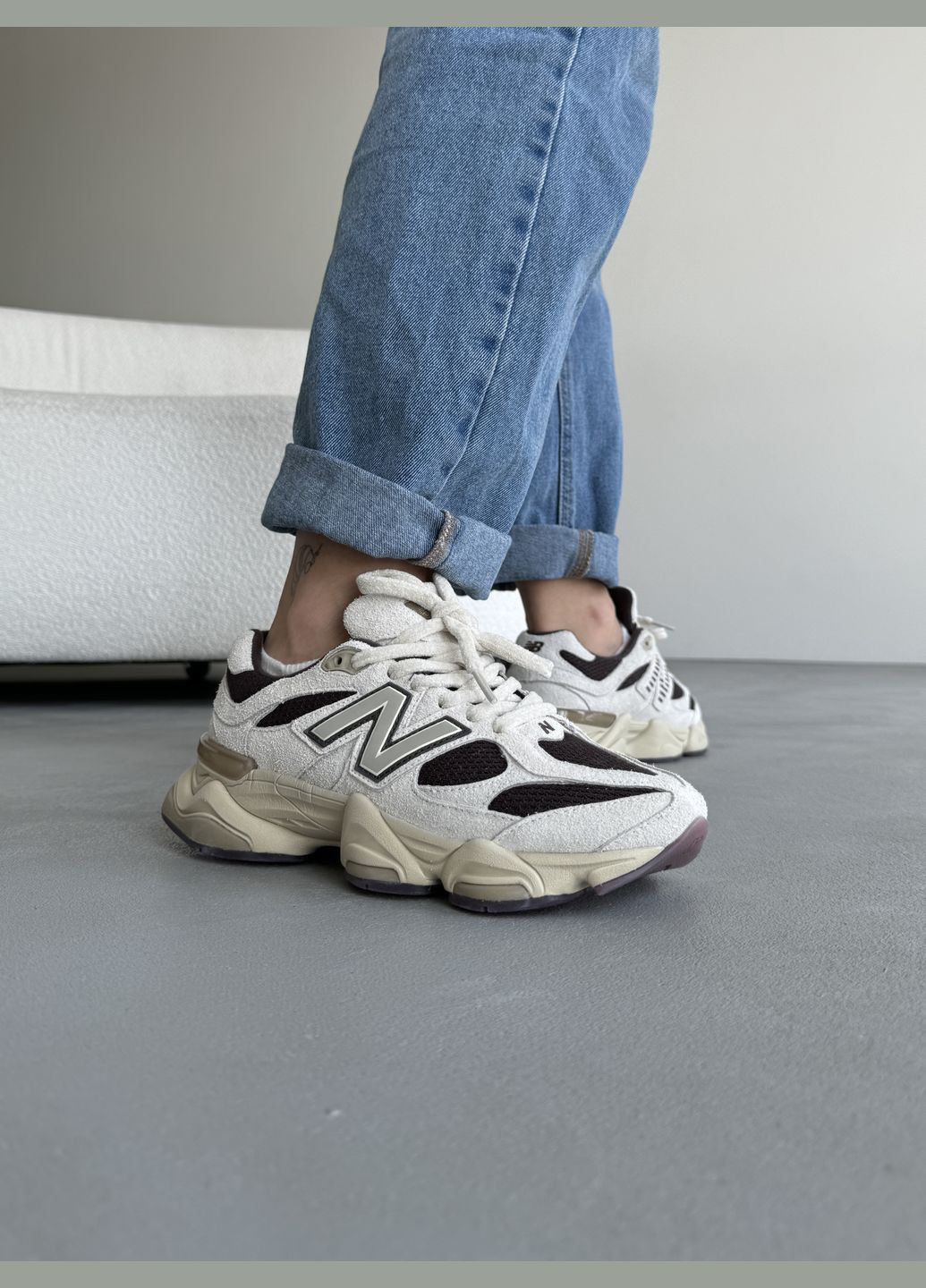 Бежеві Осінні кросівки чоловічі і жіночі new balance 9060 beige | нью беланс 9060 бежеві No Brand