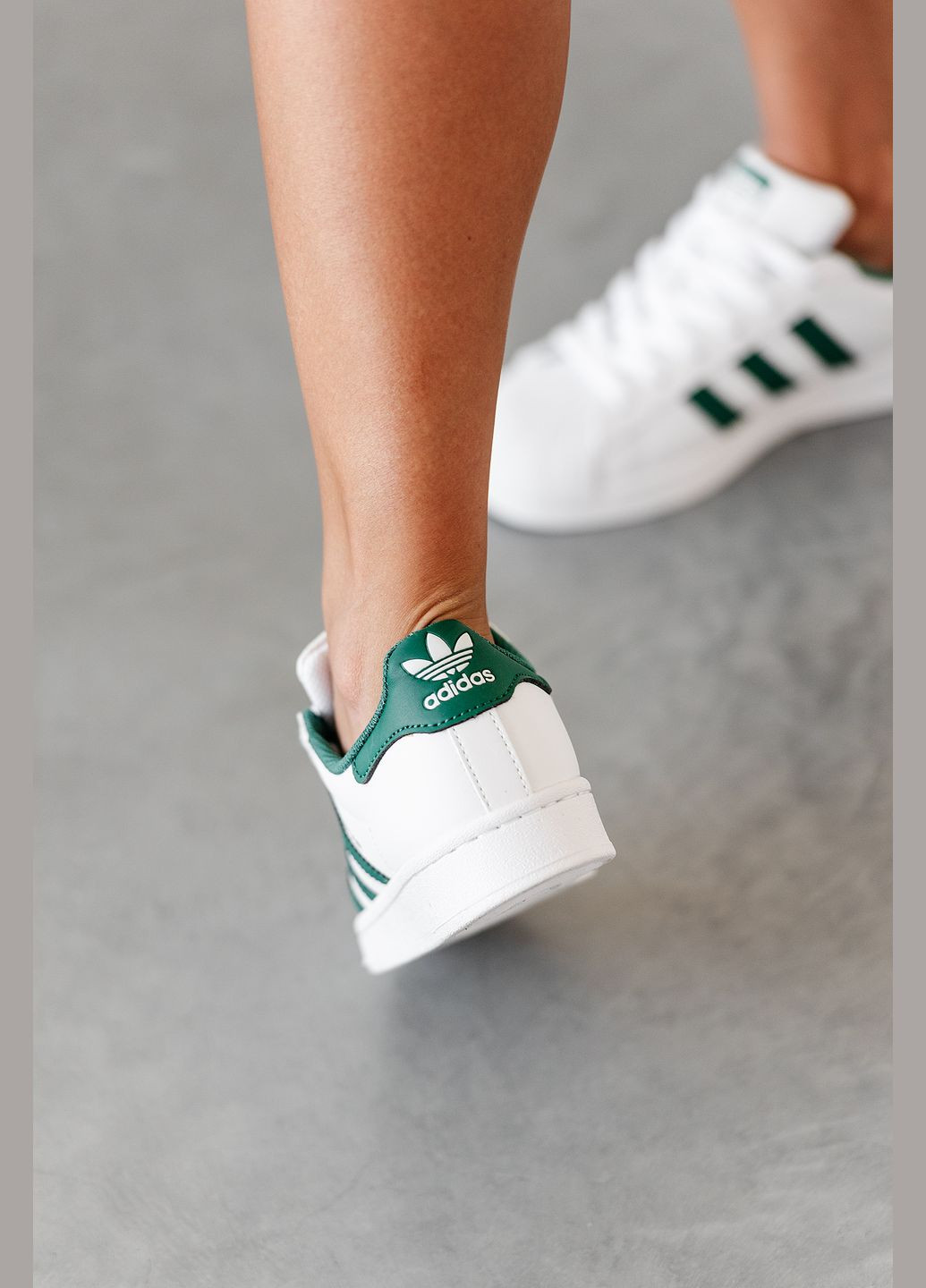 Кроссовки женские Adidas Superstar white | Адидас Суперстар белые No Brand белые демисезоны (315483035)