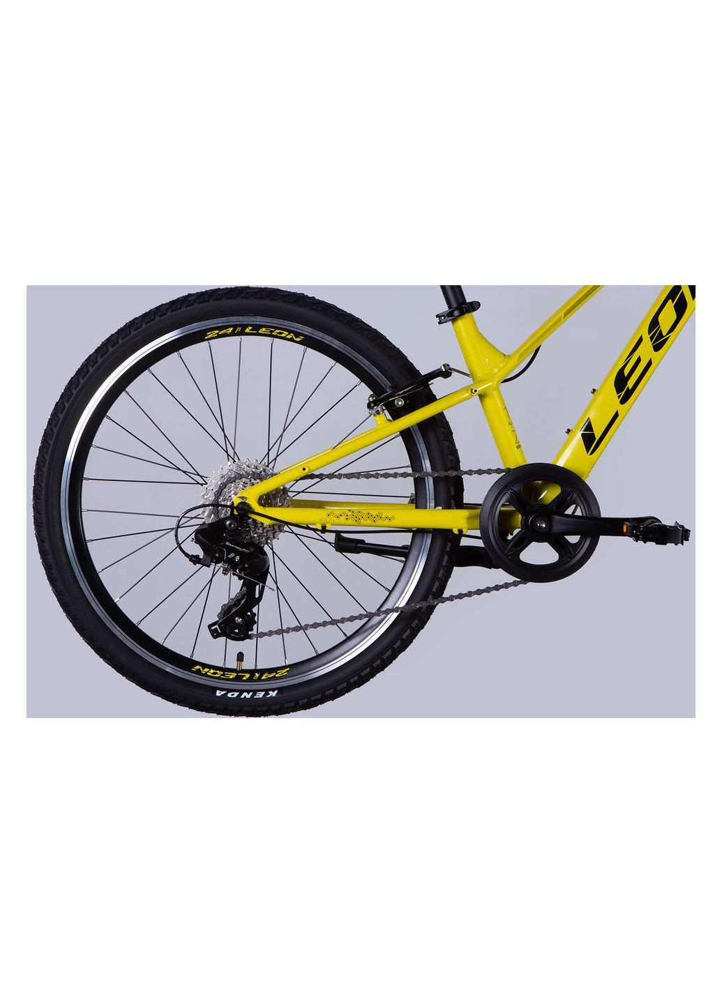 Велосипед JUNIOR AM Vbr CS 24", размер XXS, рама 12", год 2025, желтый с черным Leon (369650994)