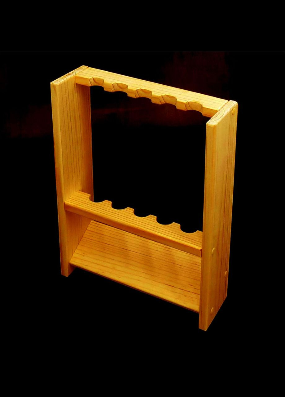 Органайзер для вудок з дерева Бустах 5 каррі (РИБ-051203) No Brand (328909678)