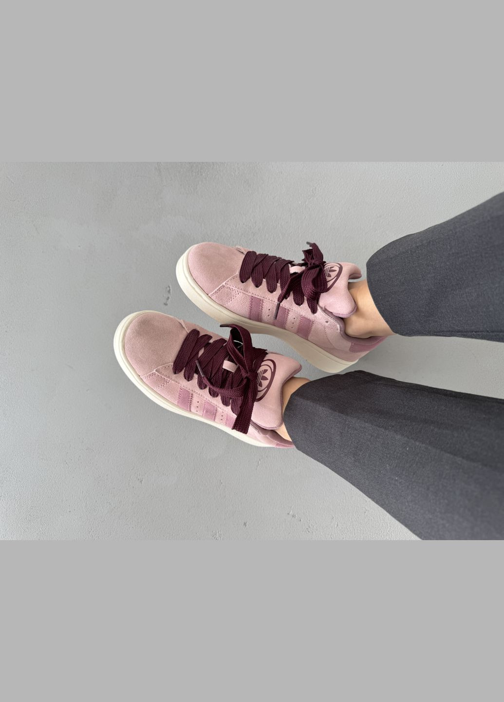 Кроссовки женские Adidas Campus 00s pink | Адидас Кампус розовые No Brand розовые демисезоны (316231448)
