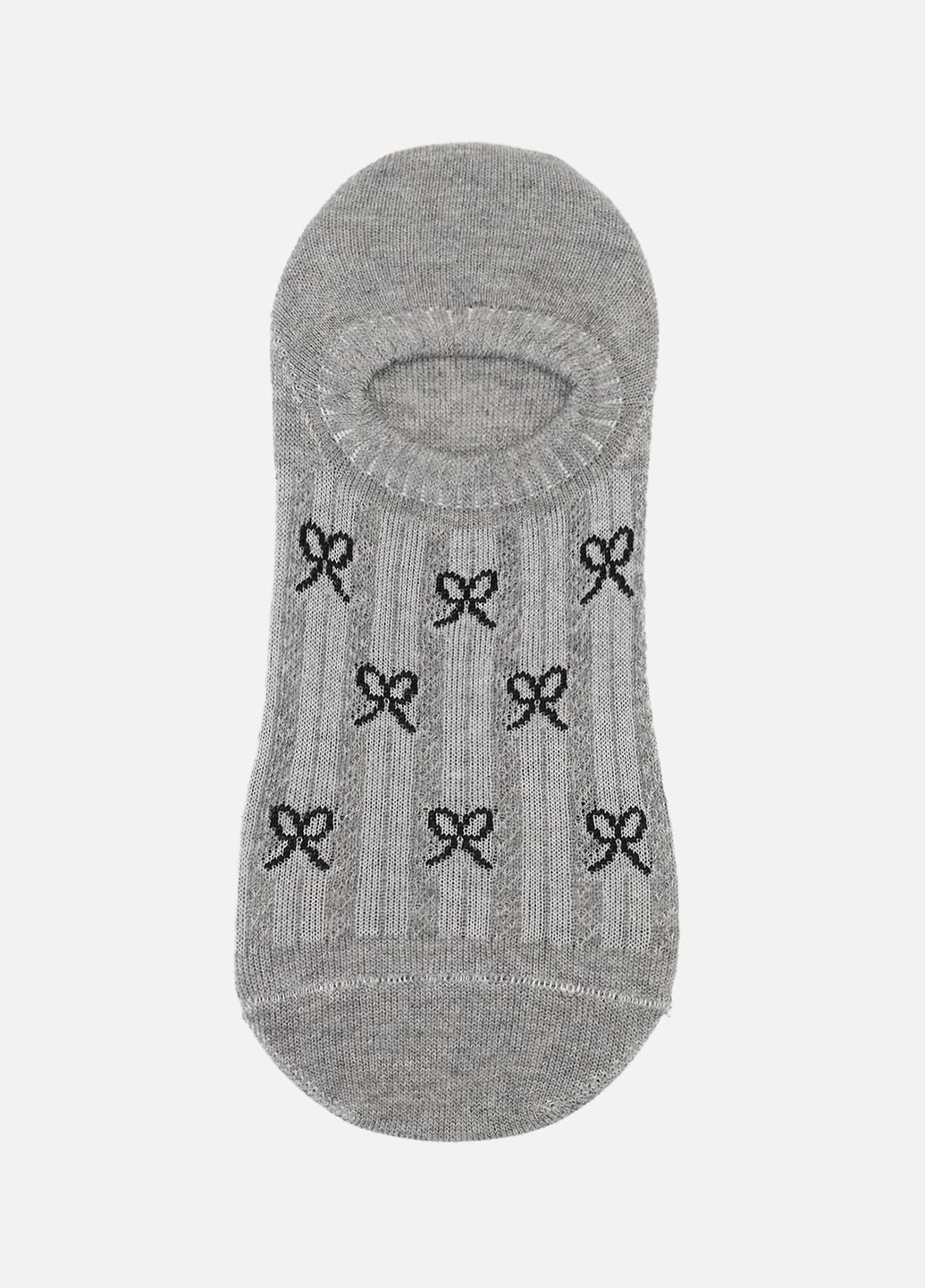 Серые следки женские цвет серый цб-00276160 Yuki (330748824)