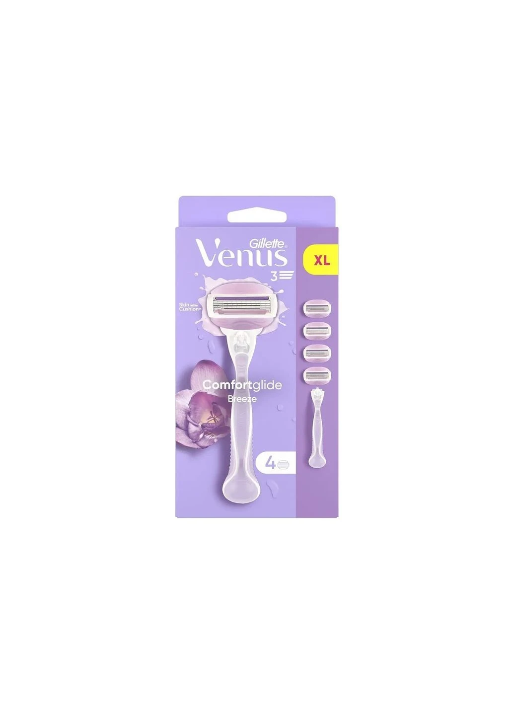 Бритва Venus ComfortGlide Breeze з 4 змінними картриджами (8700216895538) Gillette Venus ComfortGlide Breeze з 4 змінними картриджами (349822804)