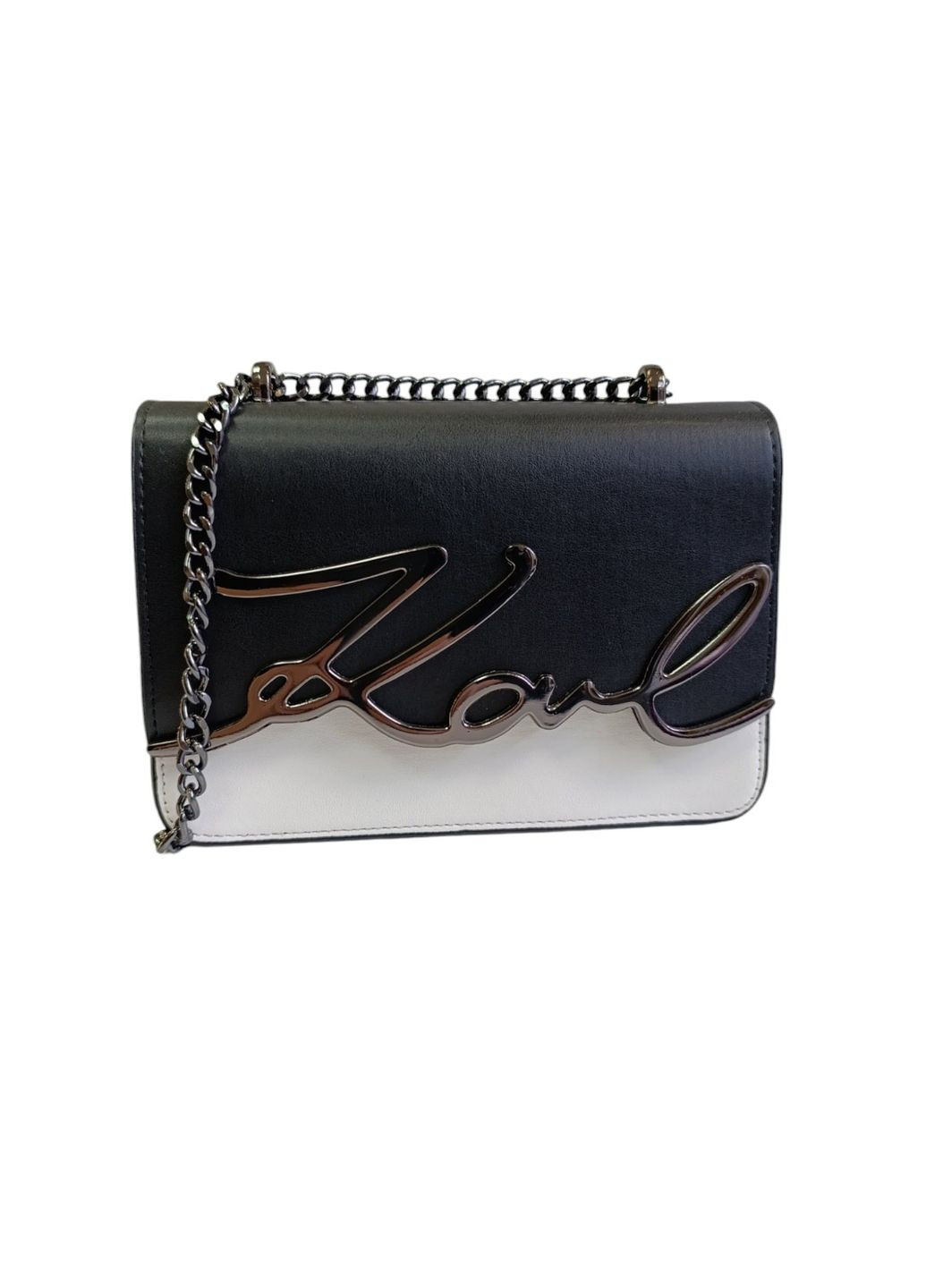 Сумка через плечо Лагерфельд 0049 b цвет черный Borse in Pelle (307149081)