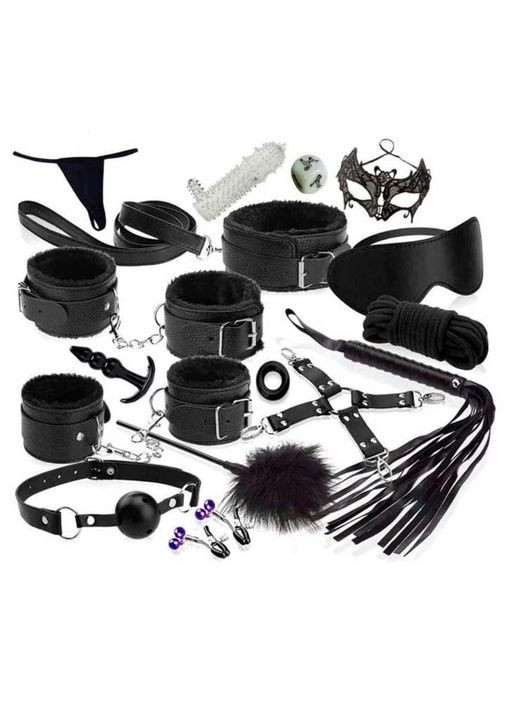 Набор БДСМ (Бандажный набор) из 16 предметов — Садомазо - (372734484)