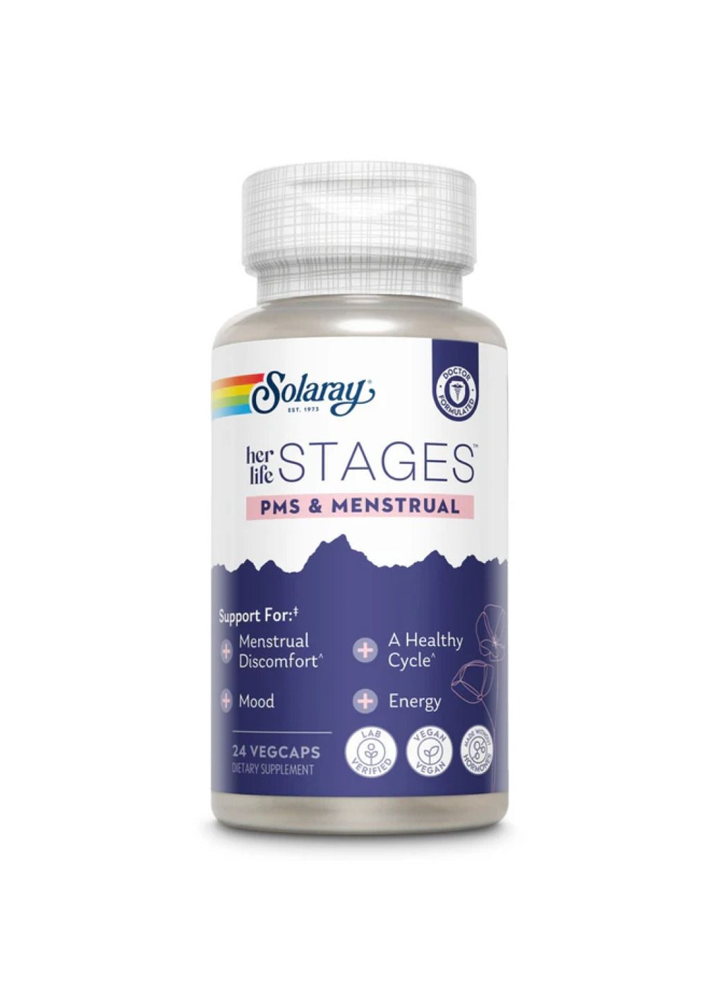 Добавка Womens Health Menstruation - 24 vcaps Solaray (295376782)