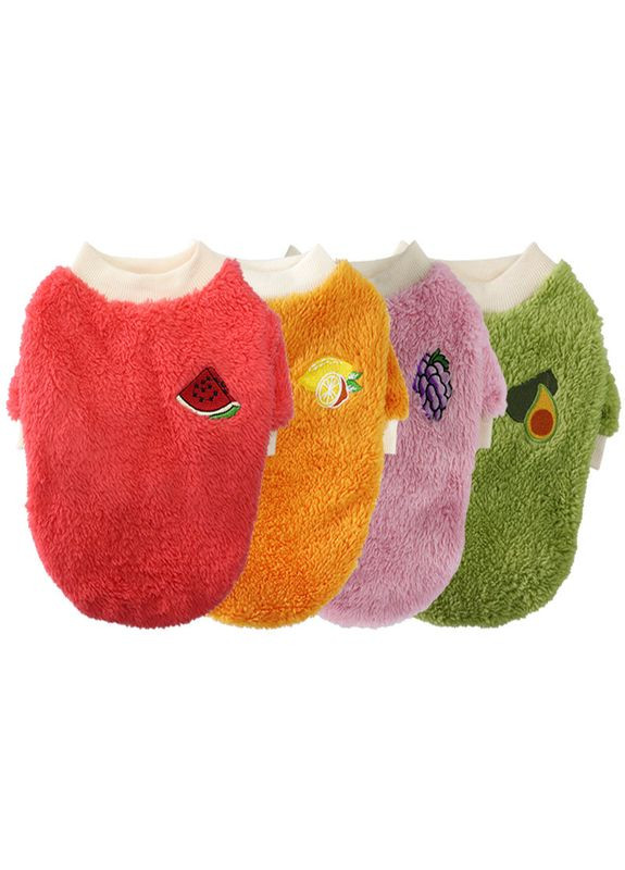 Махровий светр для котів Pet Style "Виноград" Фіолетовий M No Brand - (323233917)