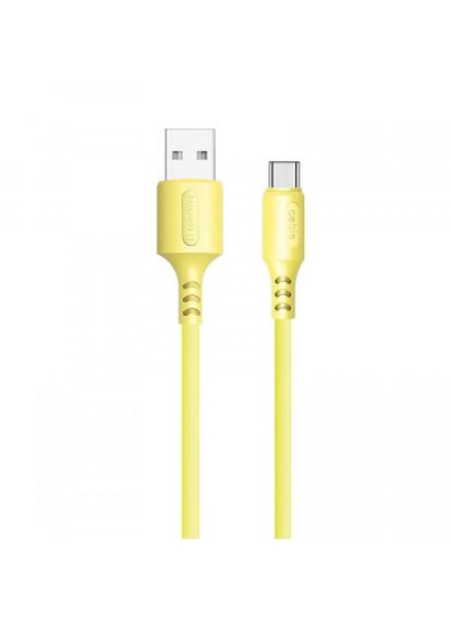 Дата кабель USB 2.0 AM to TypeC 1.0m soft silicone yellow (CW-CBUC043-Y) Colorway usb 2.0 am to type-c 1.0m soft silicone yellow (268140152)