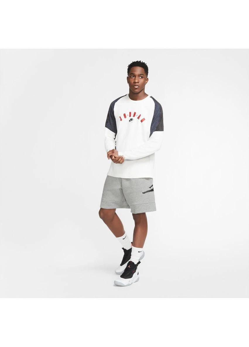 Шорты M J Jumpman Air Flc Short Grey CK6707-091 Nike (397854246)