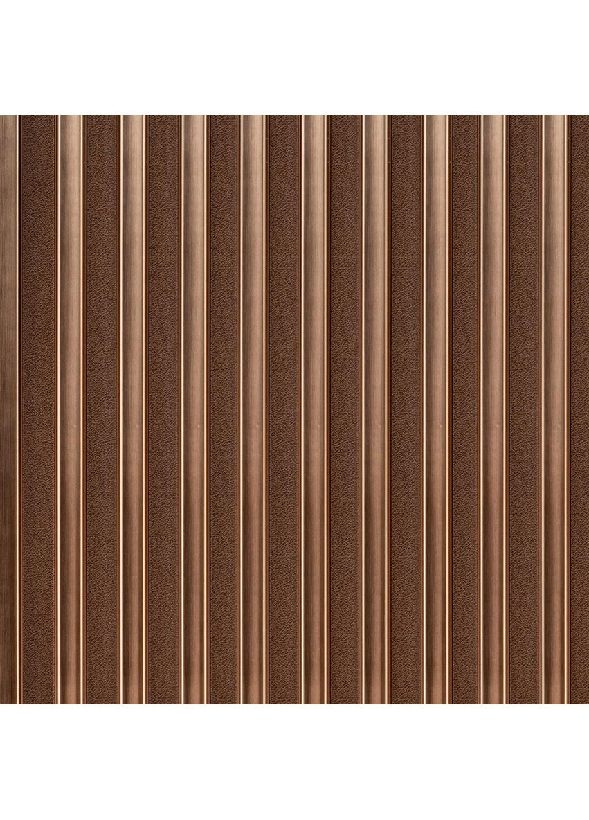 Рельс декоративный PS 2900х120х20мм Под коричневую кожу с бронзой SW-00002147- love-shopping Sticker Wall (354657470)