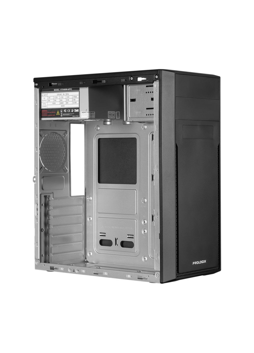 Корпус E125 400W Black Prologix (356728580)