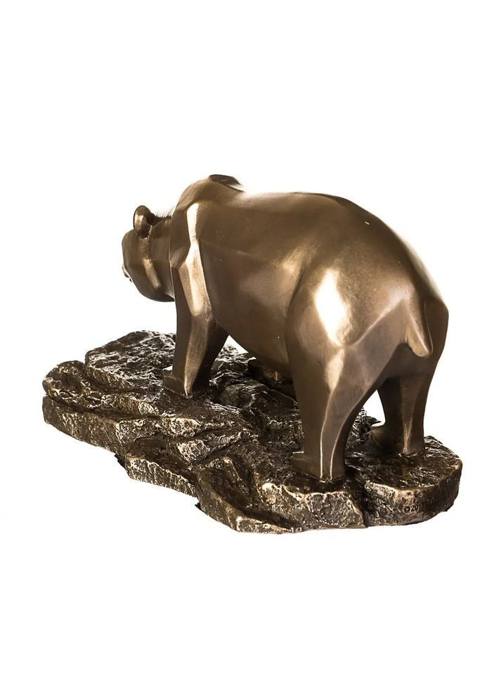 Набор статуэток из полистоуна "Бык и медведь" | Оригинальный подарок Handmade 77487Y1 (370206477)