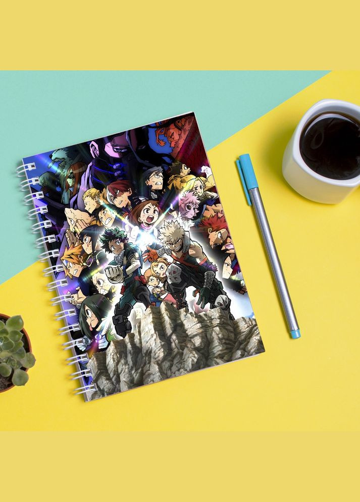 Скетчбук Sketchbook (блокнот) для малювання з принтом My Hero Academia - Моя геройська академія 15 Кавун блокнот для малювання (316134027)