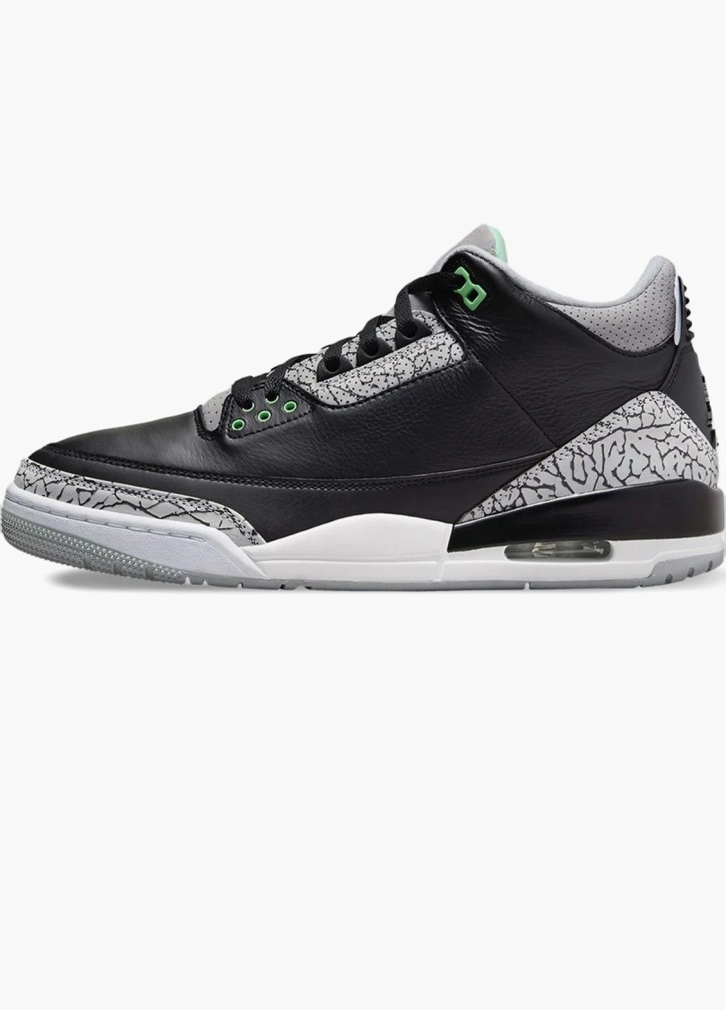 Черные кроссовки мужские 3 retro black/grey ct8532-031 Air Jordan