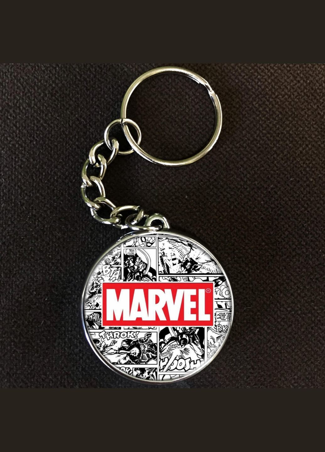 Брелок Марвел #007 silver No Brand (327219552)