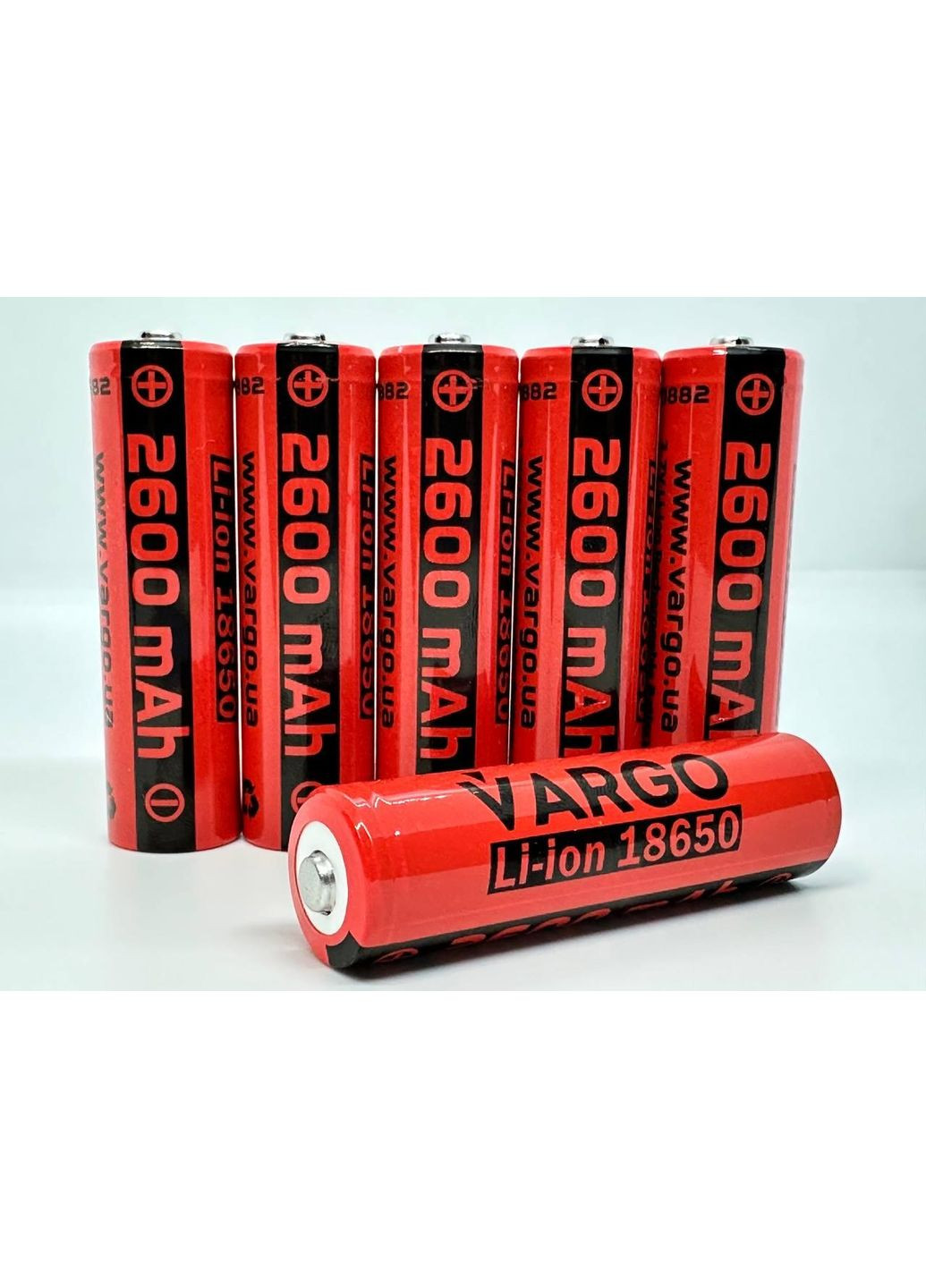 Аккумулятор 18650 Liion 3.7V 2600mAh VARGO (311198756)