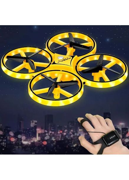 Квадрокоптер Tracker з керуванням від руки жестів, LED підсвічування Digital (363832703)