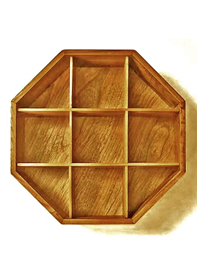 Менажниця з дерева Аскітос охра (МЕН-001904) No Brand (327860672)