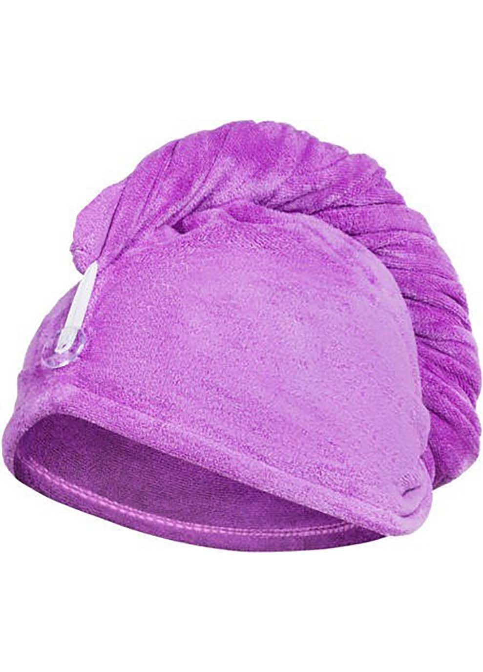 Полотенце для волос HEAD TOWEL 7340 фиолетовый Жен 25х65см Aqua Speed фиолетовый