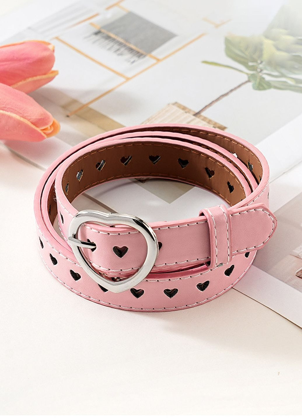 Ремень с сердечками No Brand (316660434)