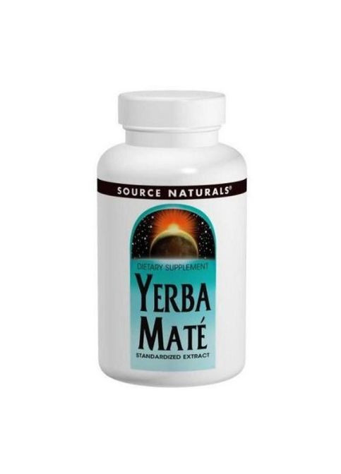 Yerba Mate 600 mg 90 Tabs Source Naturals (308389776)