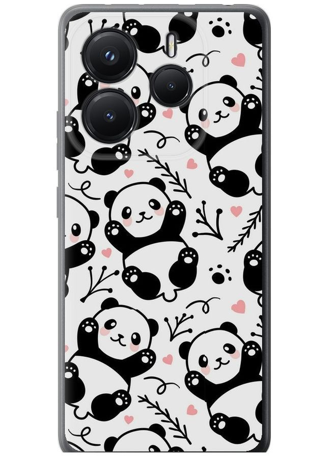 Силиконовый чехол 'Панды' для Endorphone Xiaomi Redmi Note 14 5G (369735265)