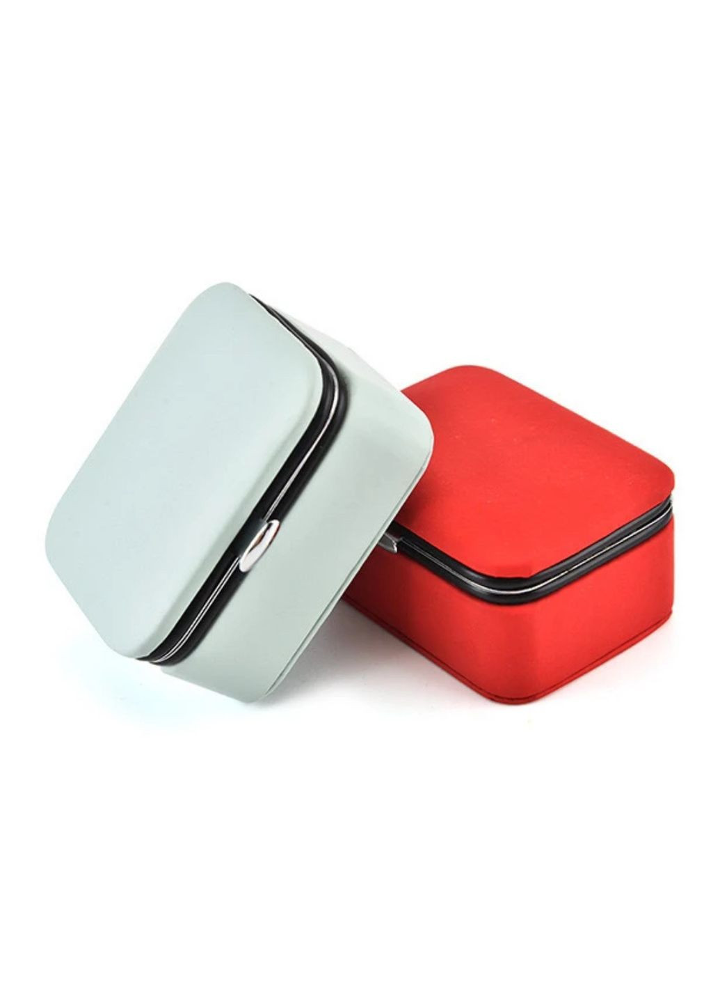 Яркий компактный ящик для украшений с мягкой подкладкой и прочным металлическим замочком Красный No Brand (326970320)