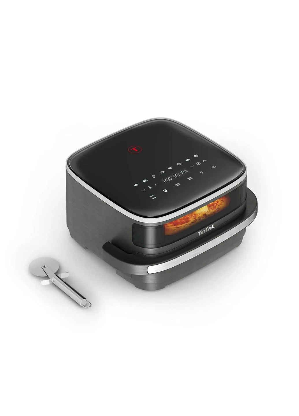 Мультипечь Easy Fry XL Surface, 2200Вт, чаша-4л, сенсорное упр., с окошком, 10 программ, пластик, черно-серый Tefal (401172875)