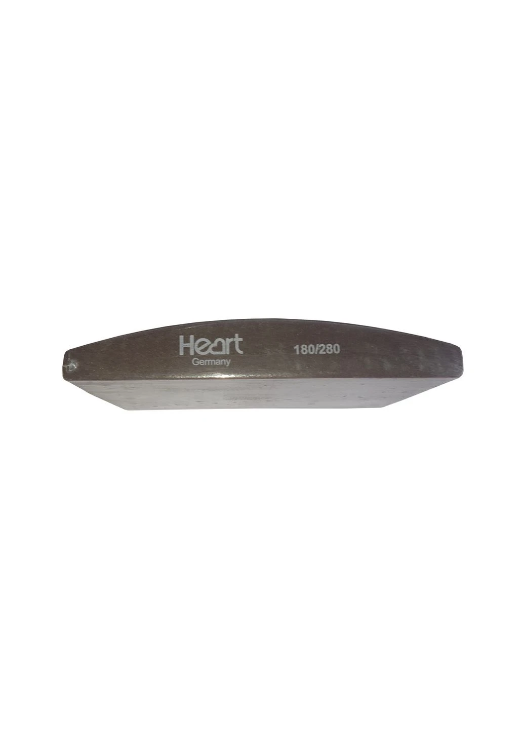 Пилочка для нігтів Brown 180/240 Half півколо, купол, упаковка 25шт. Heart (297923509)