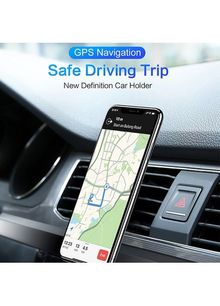 Автодержатель для телефона на дефлекторе C82 Flat Magnetic Black XO (362915797)