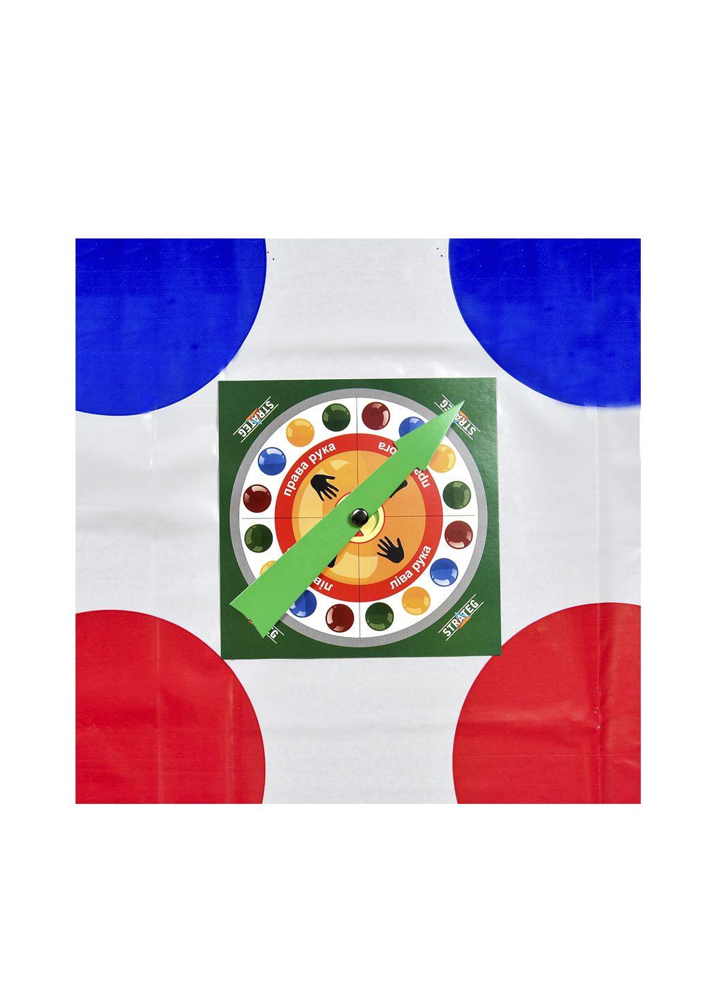 Розважальна гра «Твістер» колір різнокольоровий ЦБ-00284071 Strateg (356906956)