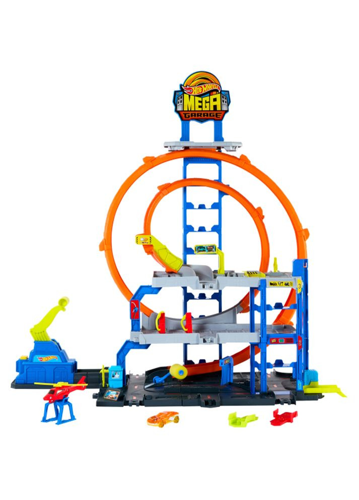 Игровой набор City Гараж с мега петлей JBM74 Hot Wheels (350625279)