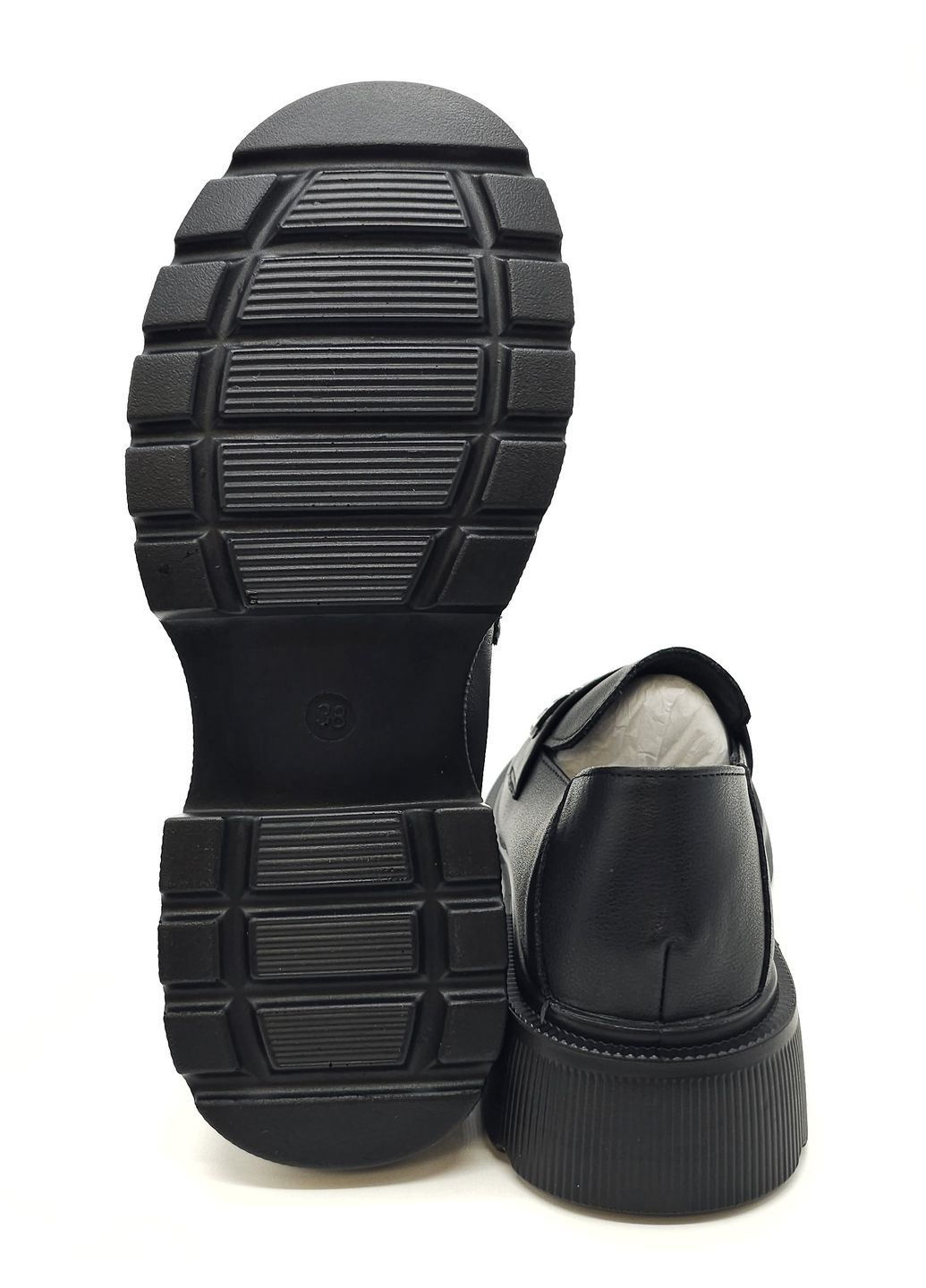 Іночі туфлі чорні шкіряні PP-19-7 25,5 см (р) PL PS (260379978)