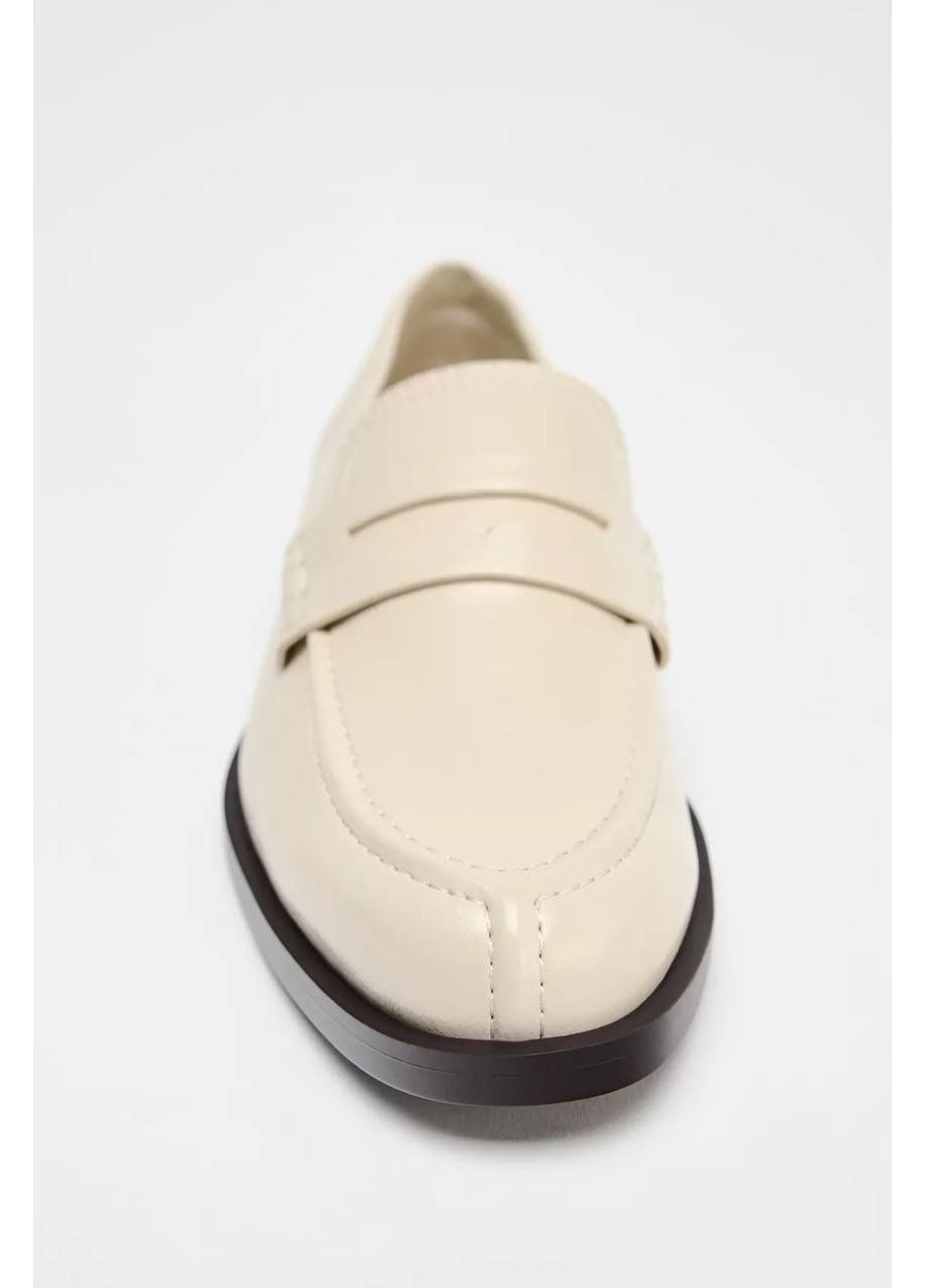 Zara Лоферы бежевый з, испания — (370300476)