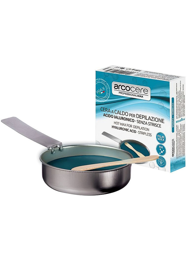 Гарячий віск із гіалуроновою кислотою Professional Wax Stripless 120g (1076436-78287) Arcocere (365823029)