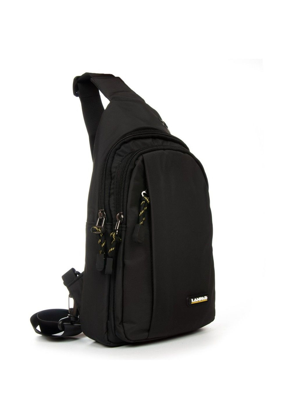 Мужская сумка-слинг 83017 black Lanpad (293765184)