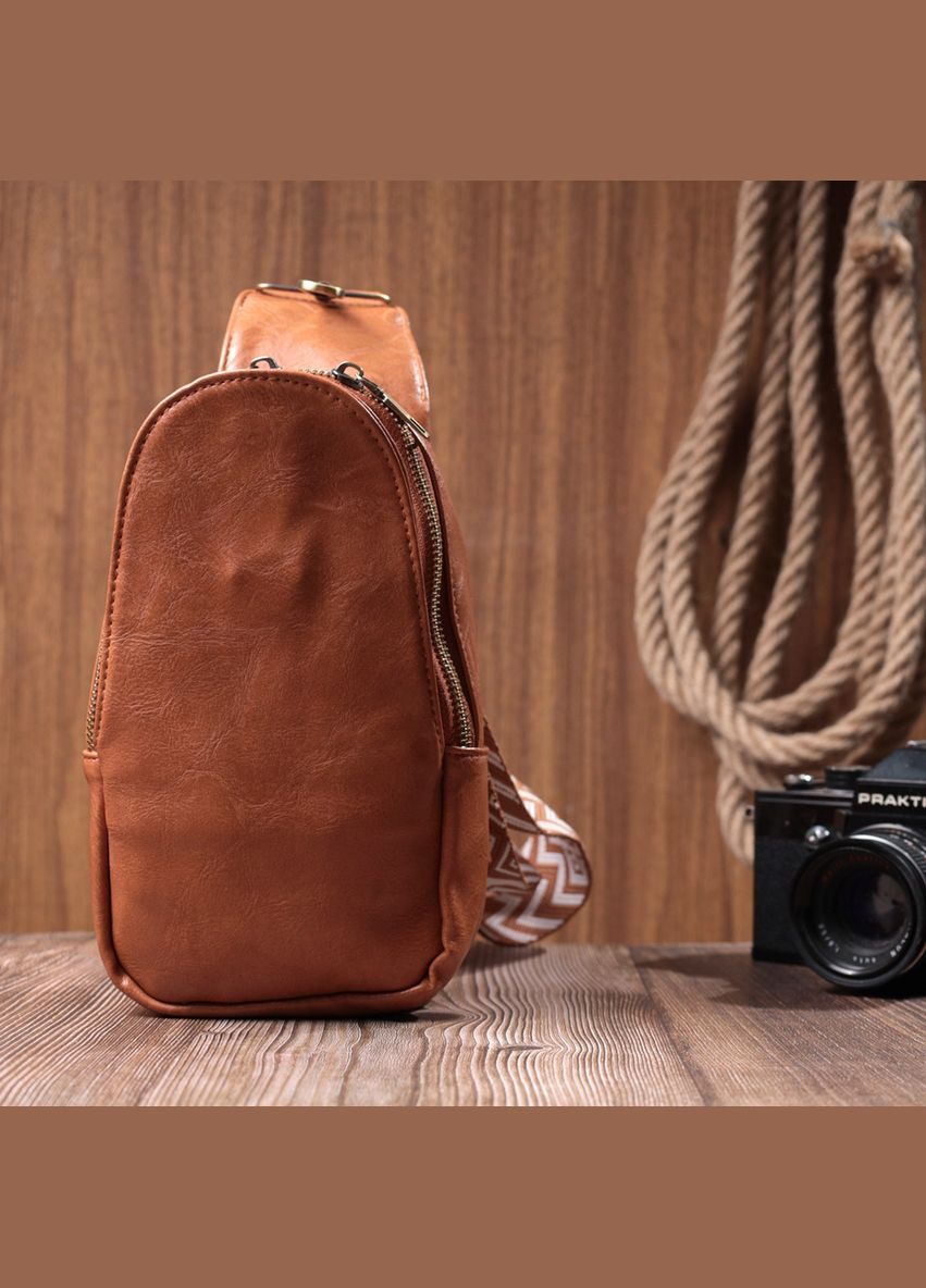 Интересная сумка через плечо в модном цвете из экокожи 22793 Vintage (335032796)