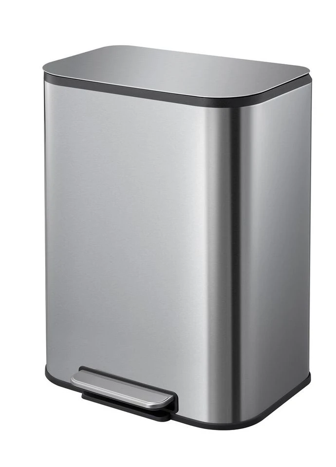Мусорное ведро с плавным закрытием прямоугольное Cubic-TC0105 SS Color 5л цвет нержавейка (MI7088) Mixxus (338426217)