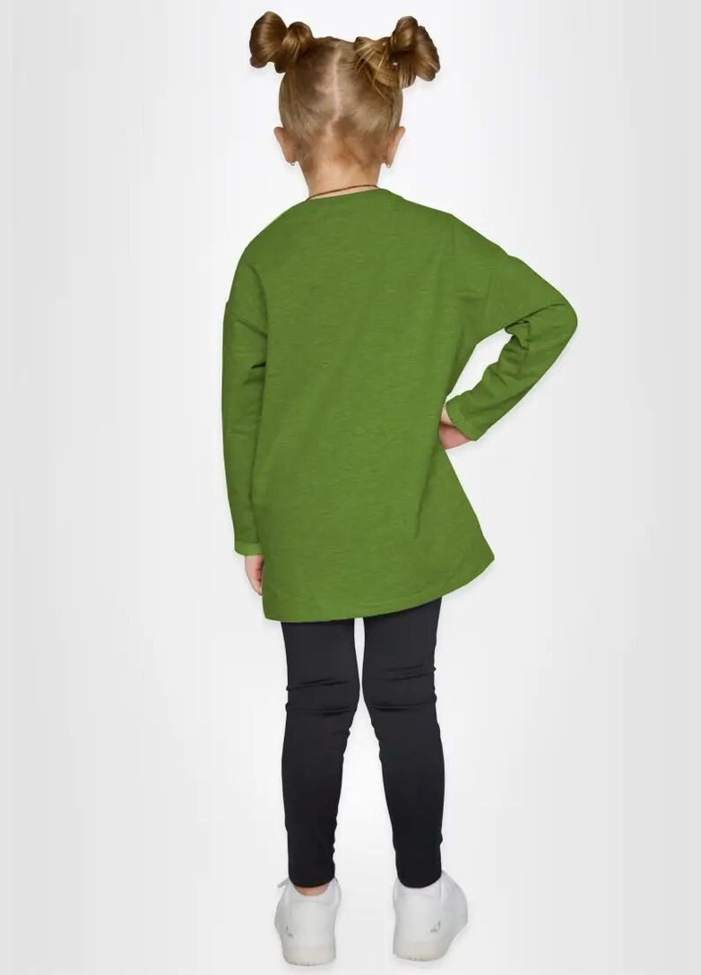 Лонгслив для девочек Роза (325821598)