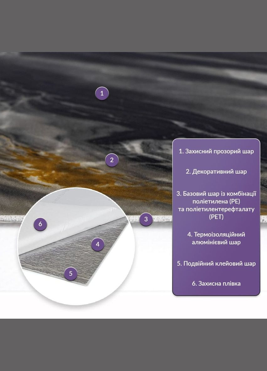 Самоклеящаяся стеновая PET плитка 600*300*2mm (D) SW-00002311 Sticker Wall (315791250)