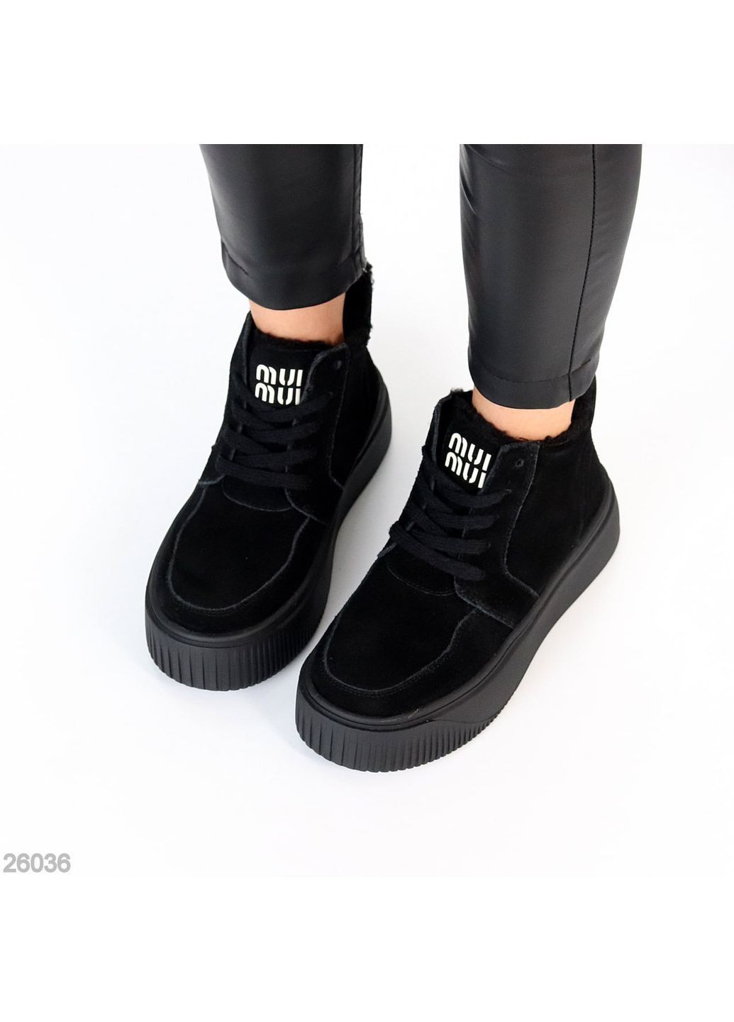 Зимние зимние ботинки stilla No Brand из натуральной замши