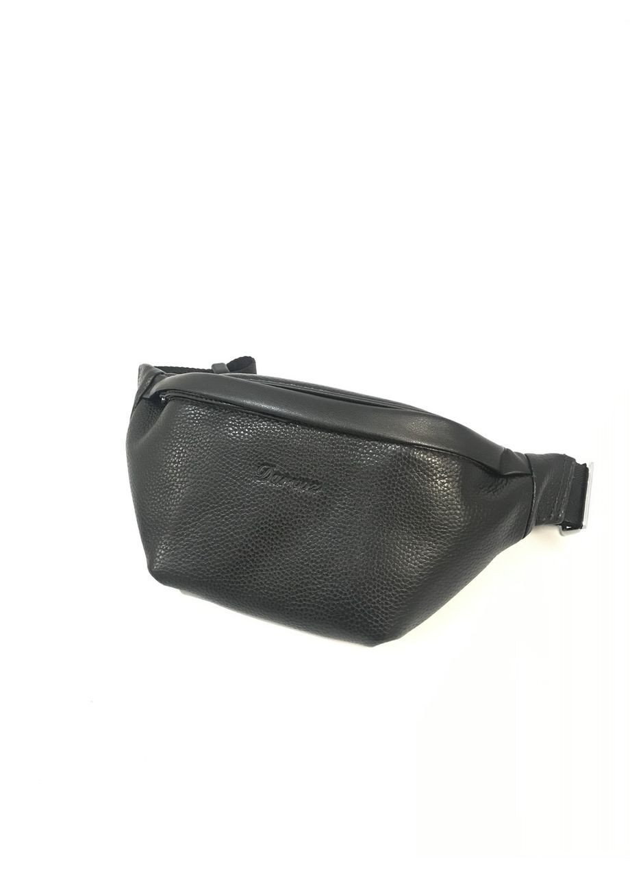 Чоловіча поясна сумка з натуральної шкіри Darvoz 8110-1 чорна 30 х 14 х 5 No Brand (371682132)