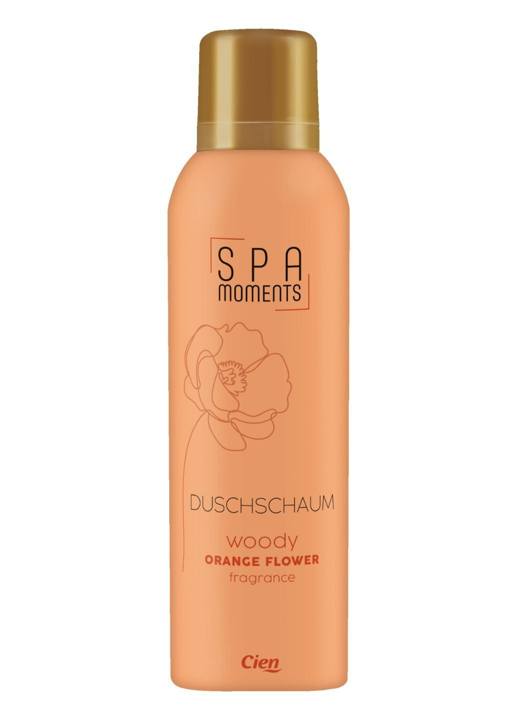 Парфюмерная пенка для душа Spa Moments Woody Orange Flower 200 мл Cien (369943874)