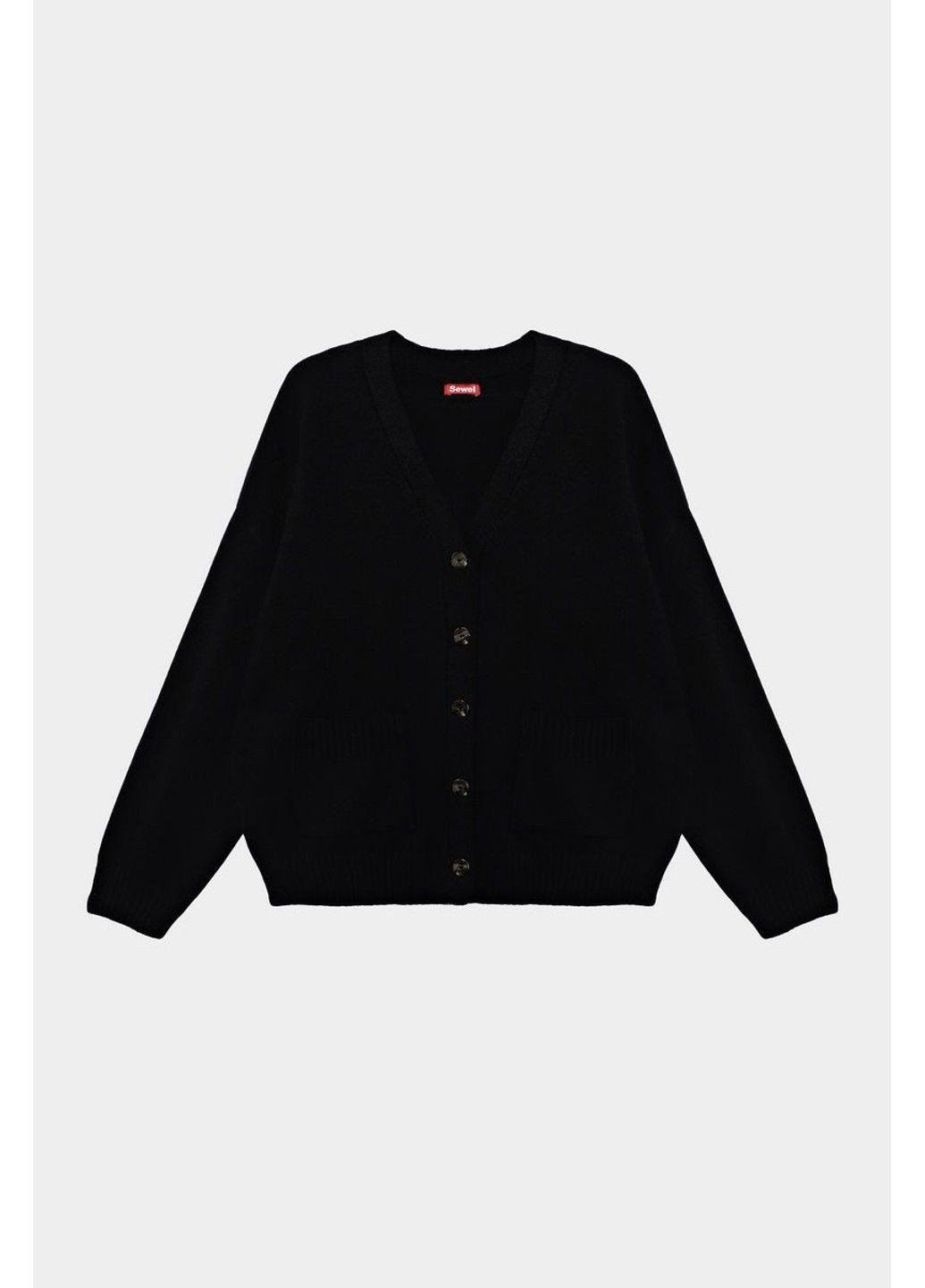 Черный демисезонный кардиган Sewel