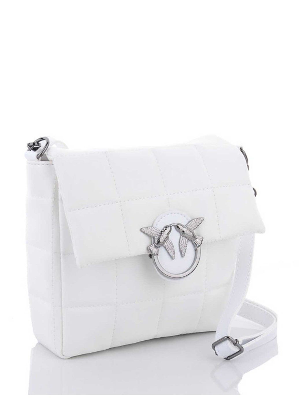 Женская сумка «Анет» с птичками белая WeLassie (315688635)