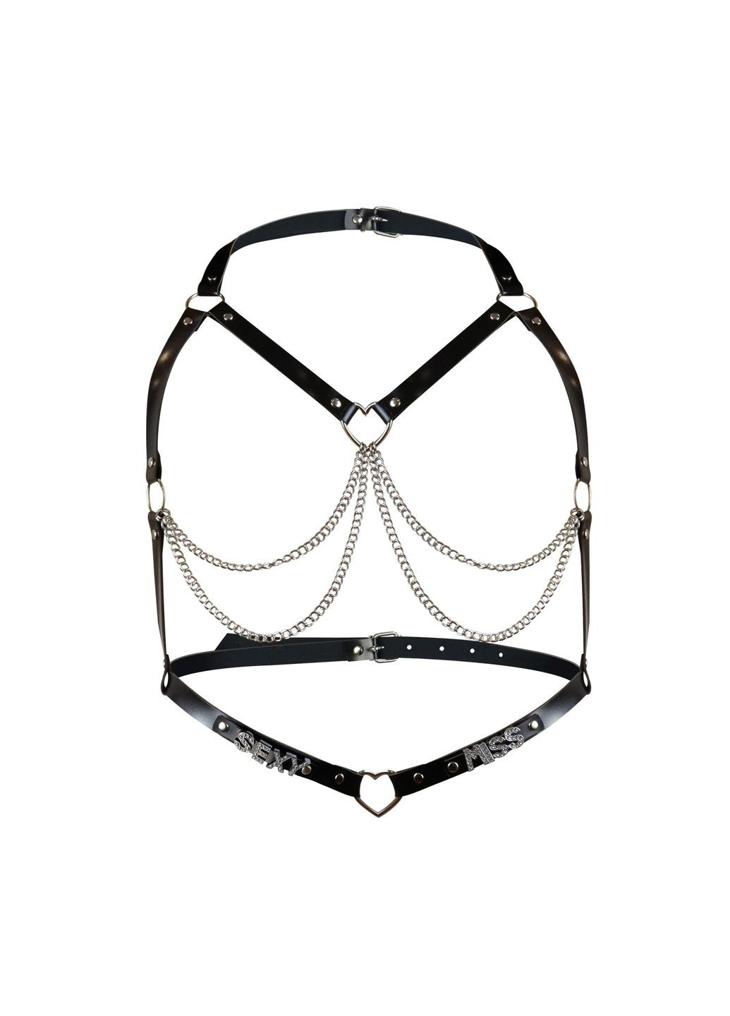 Жіноча портупея з натуральної шкіри Miss Sexy,, розмір XS-M - CherryLove Art of Sex (343047073)